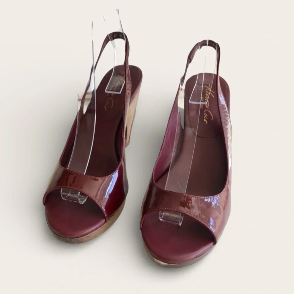 Kenneth Cole NY Burgundy Heels